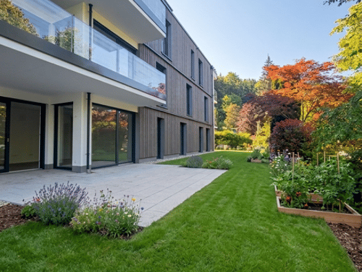 Wohnung zum Kauf - Erstbezug 1.140.000 € 4 Zimmer 123 m² EG Reutestraße 14 Günterstal Freiburg im Breisgau 79100