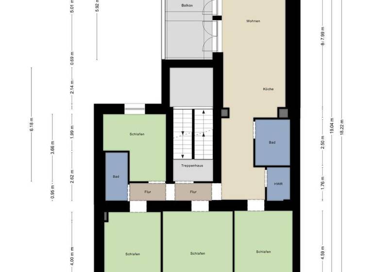 Wohnung zum Kauf provisionsfrei 849.000 € 5 Zimmer 116 m² 2. Geschoss Flingern Nord Düsseldorf 40235