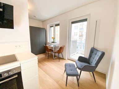 Wohnung zur Miete Wohnen auf Zeit 1.430 € 2 Zimmer 25 m² frei ab sofort Markgrafendamm Friedrichshain Berlin 10245