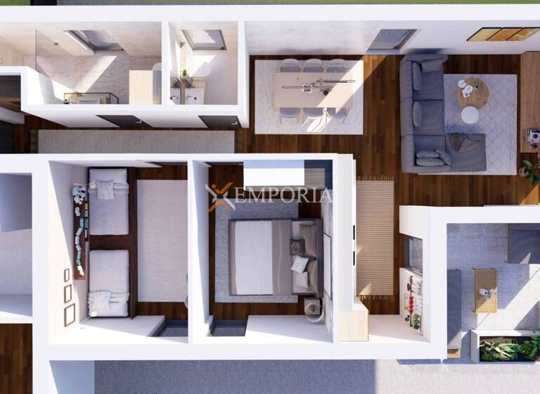 Wohnung zum Kauf 415.900 € 3 Zimmer 80 m² 1. Geschoss Petrcane - Kozino