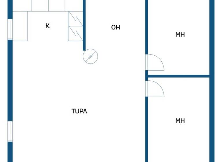 Haus zum Kauf 49.000 € 3 Zimmer 37 m² 6.420 m² Grundstück Mämmikorventie 92 Lapinjärvi 07820