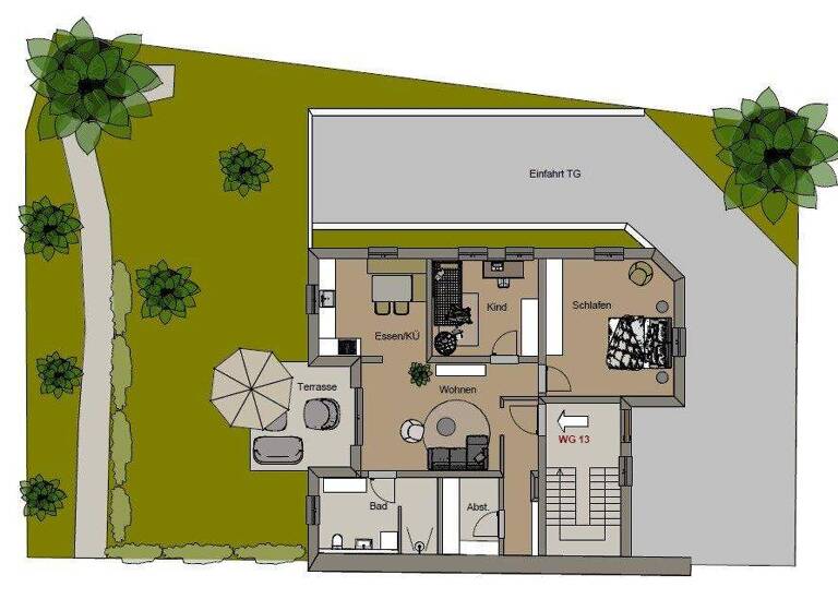 Wohnung zum Kauf - Erstbezug provisionsfrei 477.000 € 3,5 Zimmer 95,3 m² Felln Fridolfing 83413