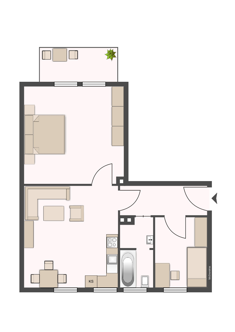 Wohnung zur Miete 446 € 3 Zimmer 68,2 m²<br/>Wohnfläche 1.<br/>Geschoss 01.04.2025<br/>Verfügbarkeit Louis-Peter-Straße 36 Korbach Korbach 34497