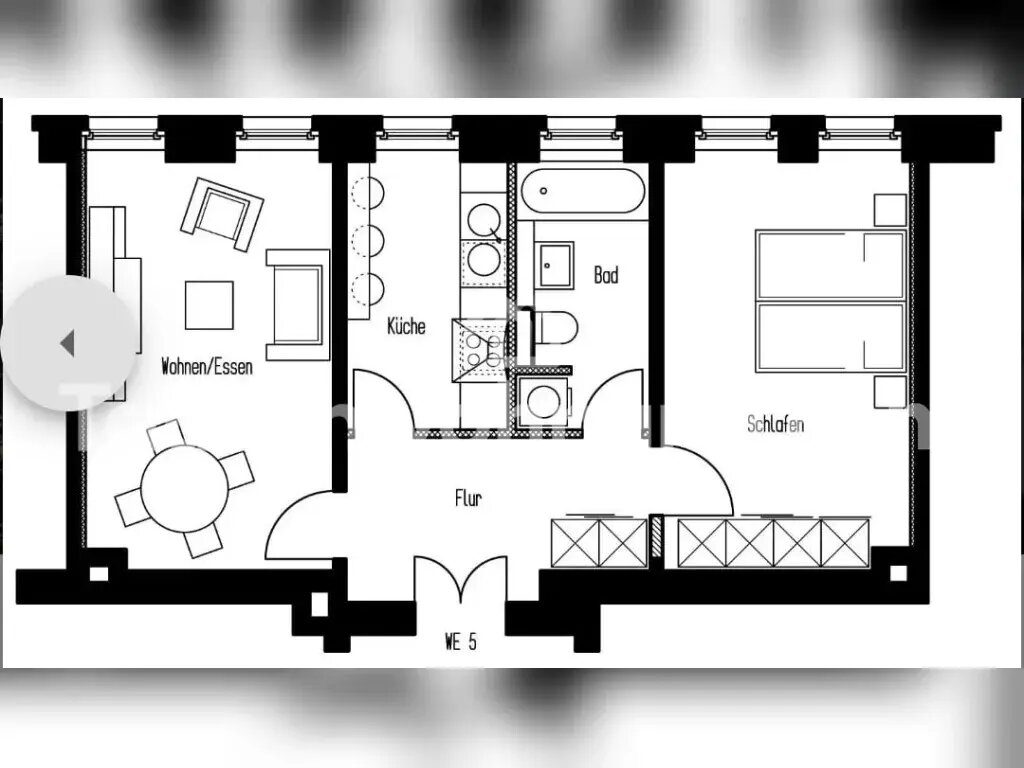 Wohnung zur Miete Tauschwohnung 416 € 2 Zimmer 53 m²<br/>Wohnfläche 1.<br/>Geschoss Connewitz Leipzig 04277