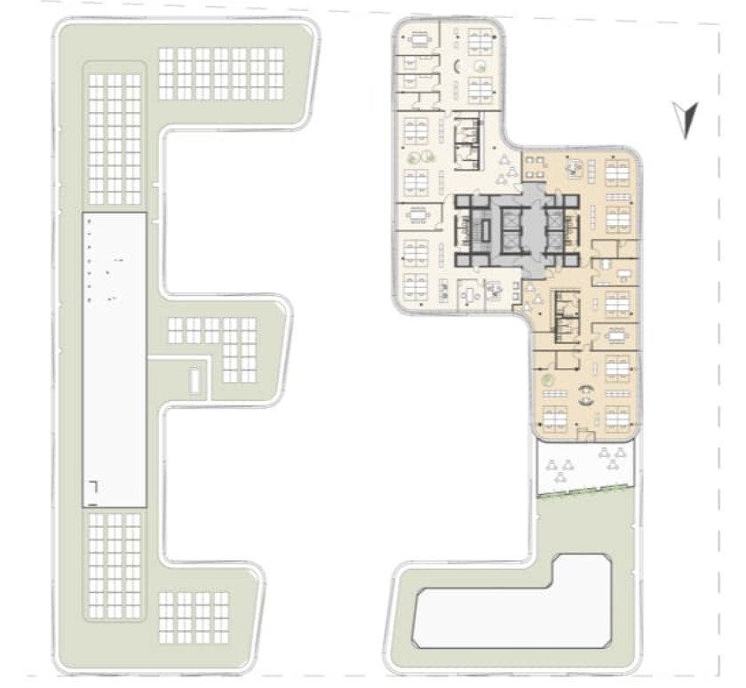 Bürofläche zur Miete provisionsfrei 22 € 20.000 m²<br/>Bürofläche ab 400 m²<br/>Teilbarkeit Flughafen Frankfurt am Main 60549