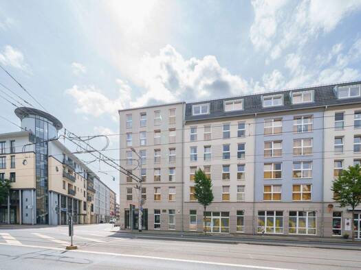 Studio zur Miete 407 € 1 Zimmer 23,6 m² 4. Geschoss frei ab sofort Bautzner Straße 24 Innere Neustadt Dresden 01099