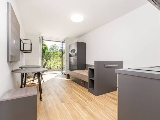 Studio zur Miete 680 € 1 Zimmer 27,8 m² 3. Geschoss Rennbahnstraße 83 Weißensee Pankow 13086