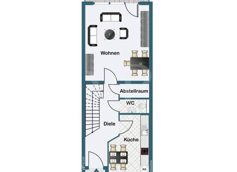 Reihenmittelhaus zum Kauf 298.000 € 4 Zimmer 97 m² 205 m² Grundstück Suderwick Bocholt / Suderwick 46399