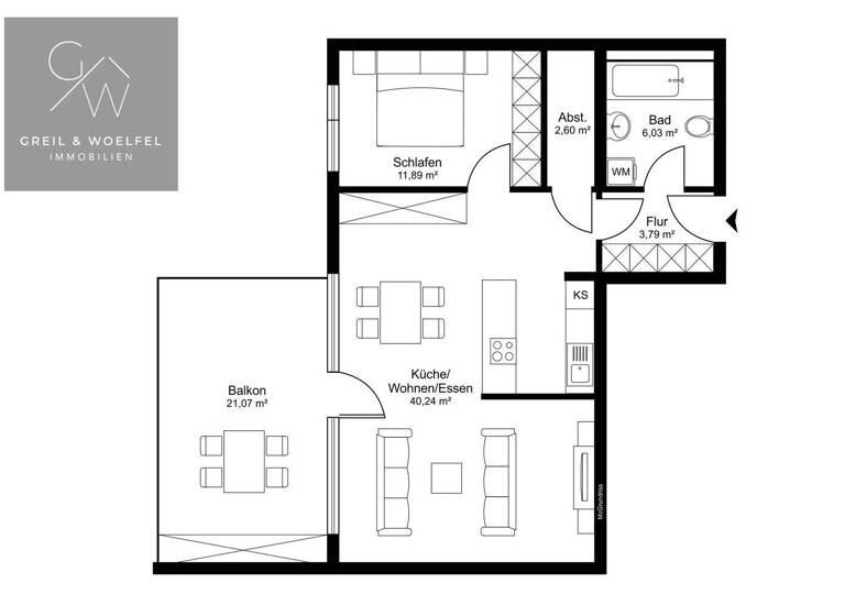 Wohnung zur Miete 1.100 € 2 Zimmer 64,6 m² Rohrbachau 4 Dornbirn 6850