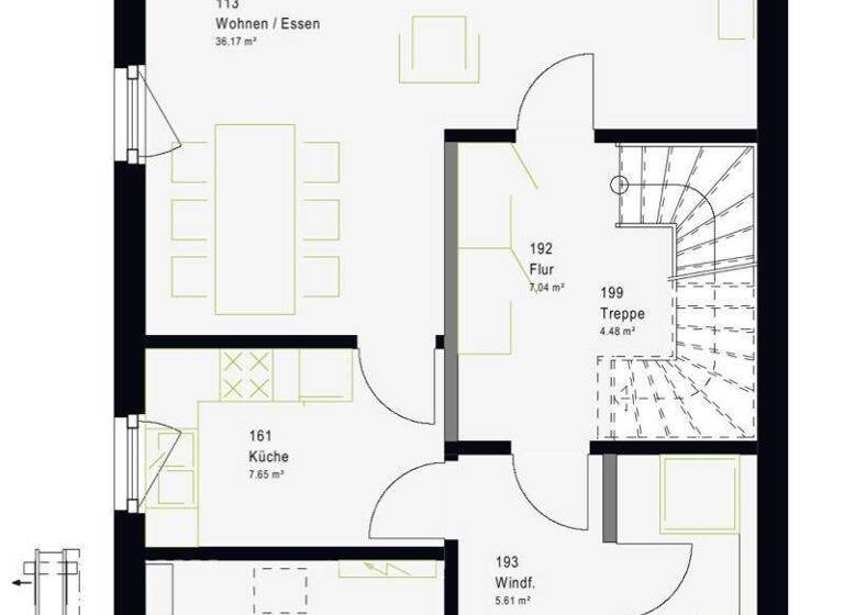Doppelhaushälfte zum Kauf 632.077 € 6 Zimmer 216 m² 435 m² Grundstück Hefigkofen Oberteuringen 88094