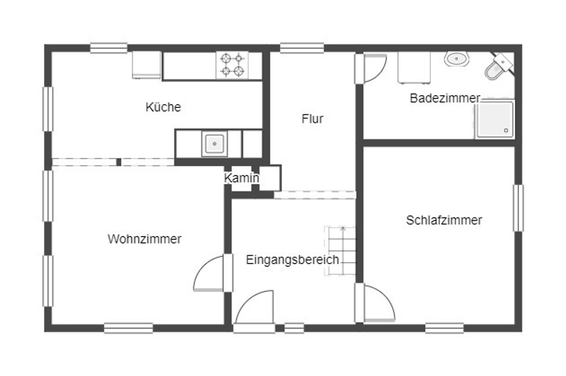 Immobilie zum Kauf als Kapitalanlage geeignet 64.990 € 4 Zimmer 93 m²<br/>Fläche 200,2 m²<br/>Grundstück Strahlungen 97618