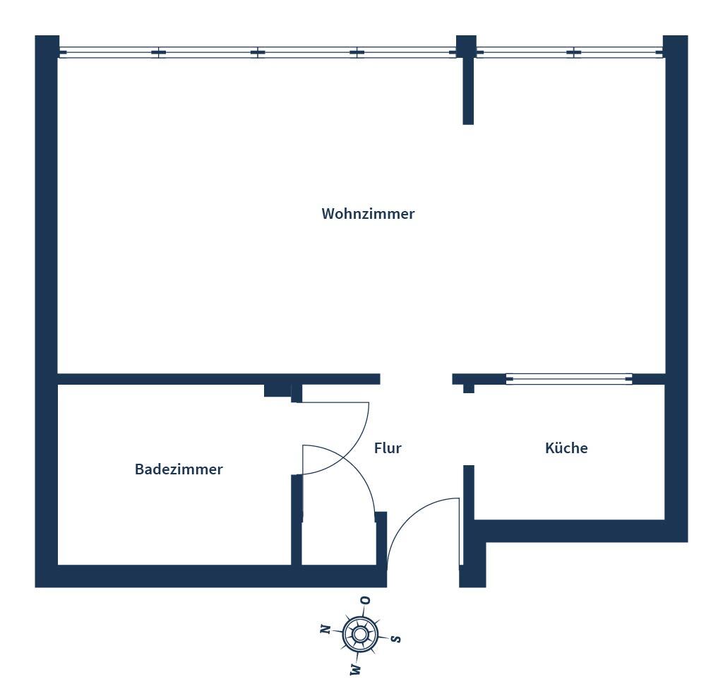 Wohnung zum Kauf 156.000 € 1 Zimmer 31 m²<br/>Wohnfläche 2.<br/>Geschoss Himpfelshof Nürnberg 90429