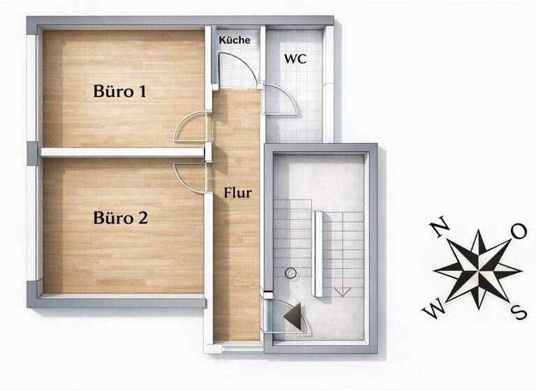 Bürofläche zur Miete 495 € 2 Zimmer 43 m² Bürofläche Penzberg 82377