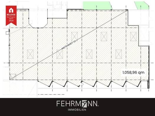 Lagerhalle zur Miete 3 € 1.059 m² Lagerfläche Ochtrup 48607
