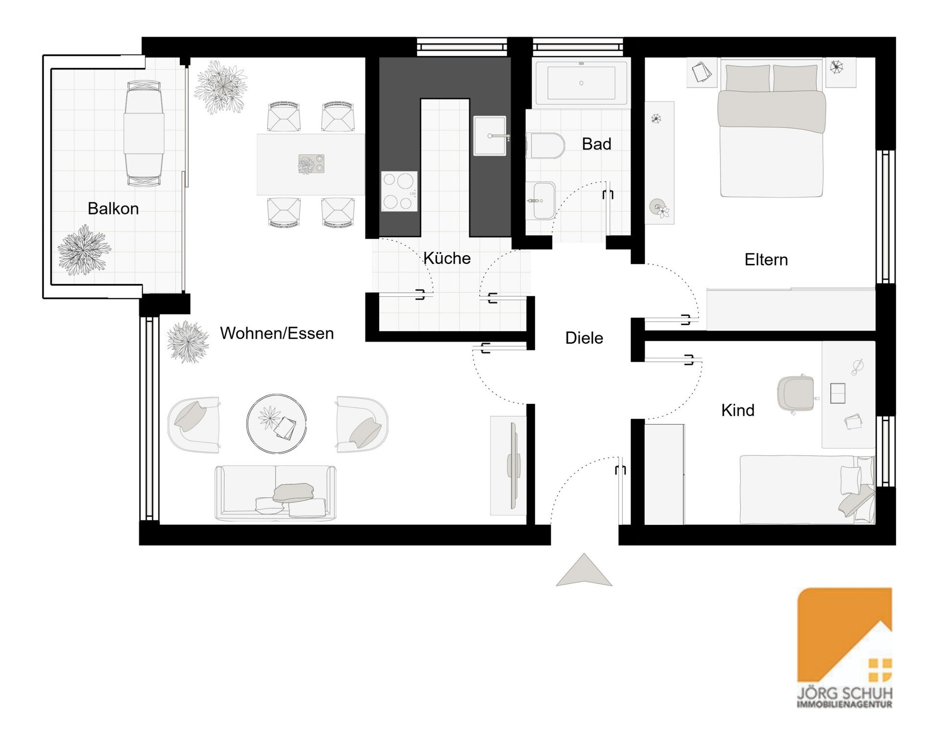 Wohnung zum Kauf 219.000 € 3 Zimmer 70 m²<br/>Wohnfläche EG<br/>Geschoss Beuel-Ost Bonn 53229