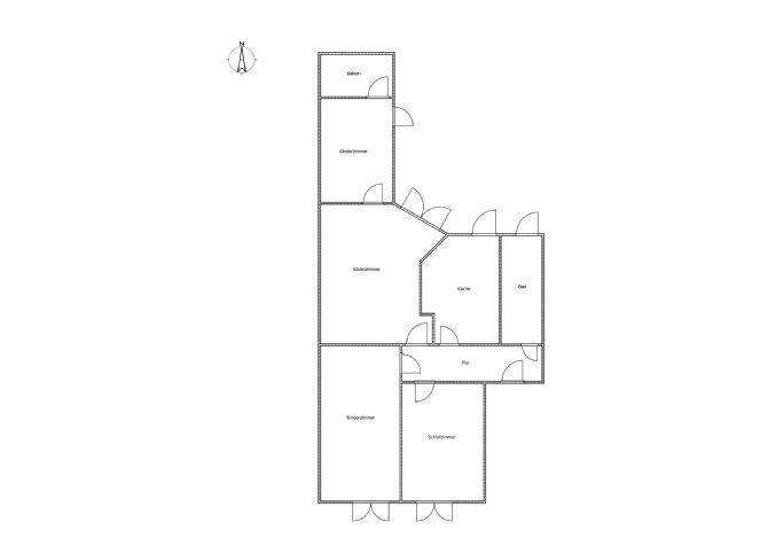 Wohnung zur Miete 819 € 4 Zimmer 101 m² 1. Geschoss Friedenstr. 48 Dellviertel Duisburg 47053