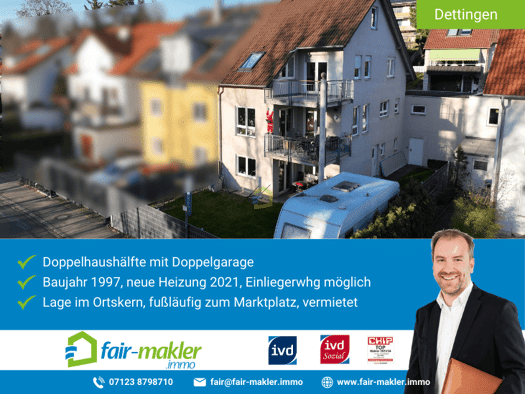 Doppelhaushälfte zum Kauf 569.000 € 6 Zimmer 142 m² 280 m² Grundstück Dettingen an der Erms 72581