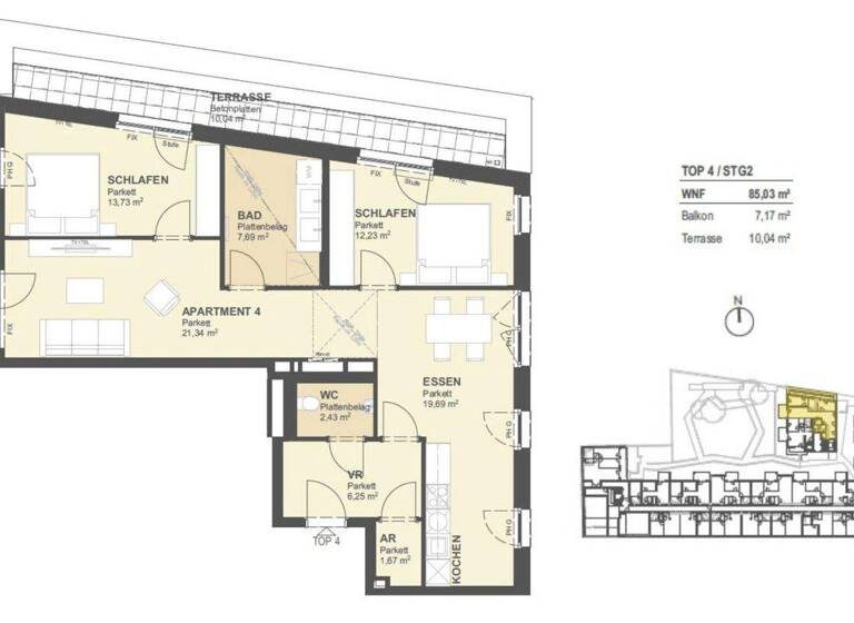 Büro zum Kauf - Erstbezug provisionsfrei 449.100 € 3 Zimmer Tokiostraße 5 Wien 1220