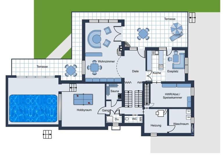 Einfamilienhaus zum Kauf 798.000 € 8 Zimmer 420 m² 909 m² Grundstück Weiterndorf Heilsbronn 91560