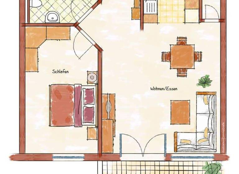 Wohnung zum Kauf 297.000 € 2,5 Zimmer 59 m² 1. Geschoss Schluchsee 79859