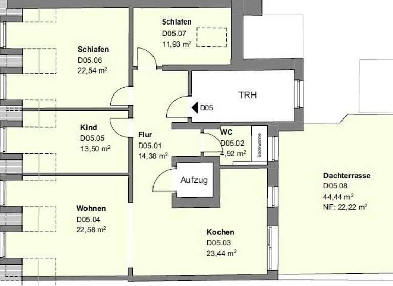 Wohnung zur Miete 2.145 € 4 Zimmer 135,5 m²<br/>Wohnfläche Dachgeschoss, 4.<br/>Geschoss Moningerstraße 11a Weststadt Karlsruhe 76135