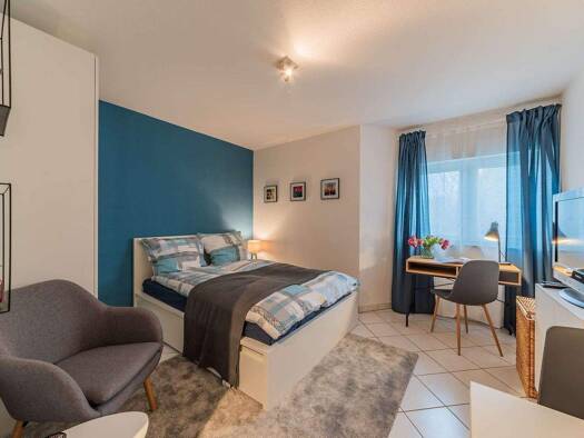 Studio zur Miete Wohnen auf Zeit 1.090 € 1 Zimmer 20 m² frei ab 01.05.2026 Bockenheim Frankfurt am Main 60486