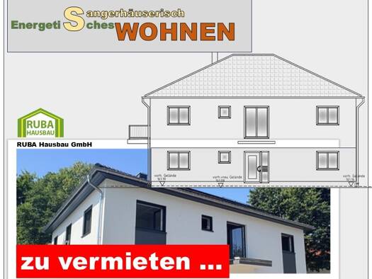 Terrassenwohnung zur Miete - Erstbezug 1.200 € 4 Zimmer 119,2 m² EG frei ab sofort Straße des Friedens 13 Sangerhausen 06526