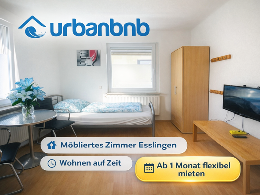 Studio zur Miete Wohnen auf Zeit 590 € 1 Zimmer 13 m² frei ab sofort Hermannstrasse 0 Zell Esslingen - Zell 73730