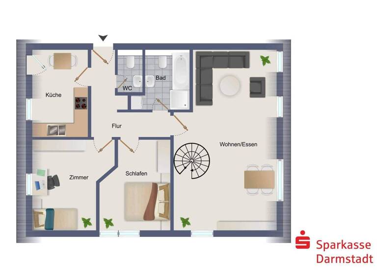Maisonette zum Kauf 410.000 € 4 Zimmer 104,1 m² Darmstadt 64289