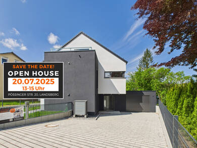 Einfamilienhaus zum Kauf - Erstbezug provisionsfrei 1.498.000 € 6 Zimmer 231 m² 321 m² Grundstück Pössinger Straße 20 Stadtgebiet Landsberg am Lech 86899