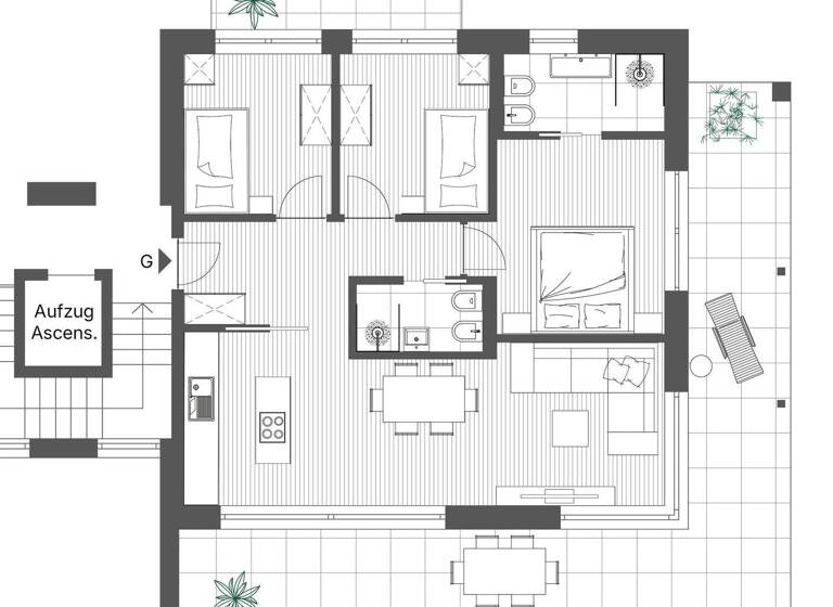 Wohnung zum Kauf 945.000 € 4 Zimmer 77,7 m² 2. Geschoss Seeweg 8 Toblach 39034