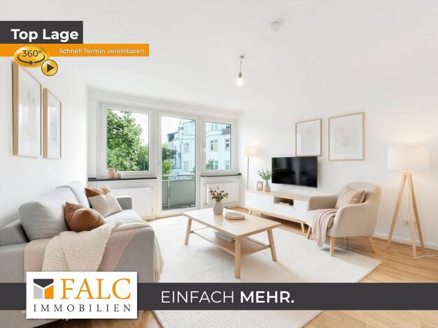 Wohnung zum Kauf 300.000 € 2 Zimmer 59 m² 2. Geschoss Pempelfort Stadtbezirk 1 40477