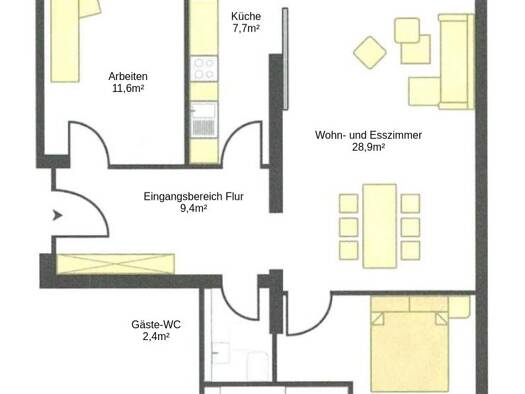 Wohnung zum Kauf provisionsfrei 315.000 € 3 Zimmer 93 m² Geschoss 2/3 Arrenbergsche Höfe 6 a Elberfeld Wuppertal 42117