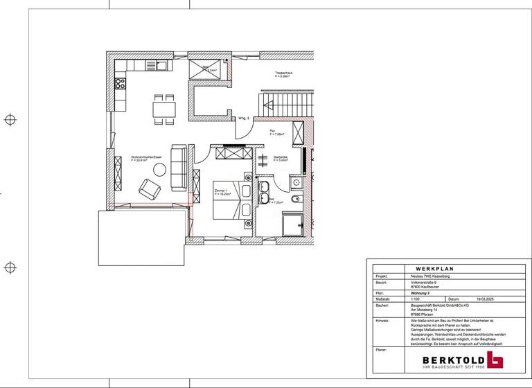 Wohnung zum Kauf provisionsfrei 545.000 € 2 Zimmer 76 m²<br/>Wohnfläche 1.<br/>Geschoss Kaufbeuren Kaufbeuren 87600