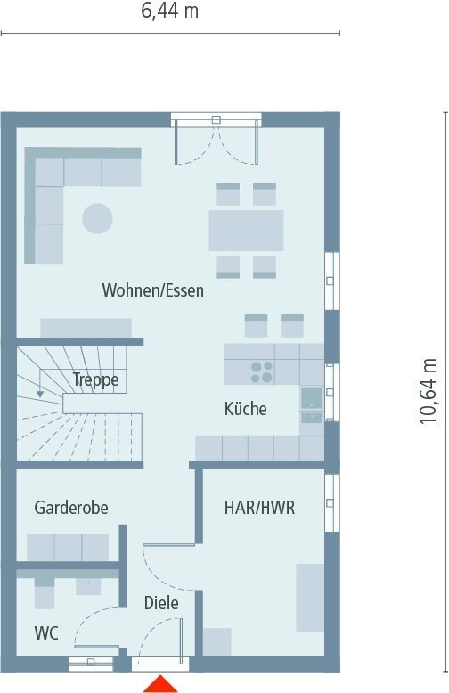 Doppelhaushälfte zum Kauf 788.900 € 4 Zimmer 107,6 m²<br/>Wohnfläche 500 m²<br/>Grundstück Firnhaberau Augsburg 86169