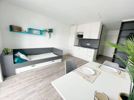 Wohnung zur Miete 605 € 1 Zimmer 26,5 m² 3. Geschoss Zirbelstraße 53 Oberhausen Oberhausen 86154