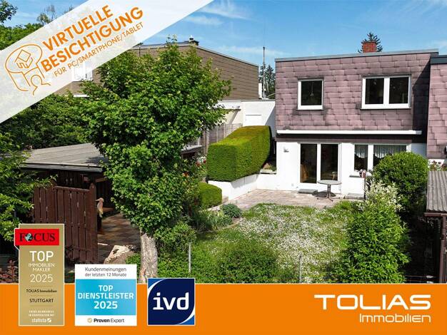 Reihenmittelhaus zum Kauf 520.000 € 4 Zimmer 107,4 m² 294 m² Grundstück Eglosheim Ludwigsburg 71634