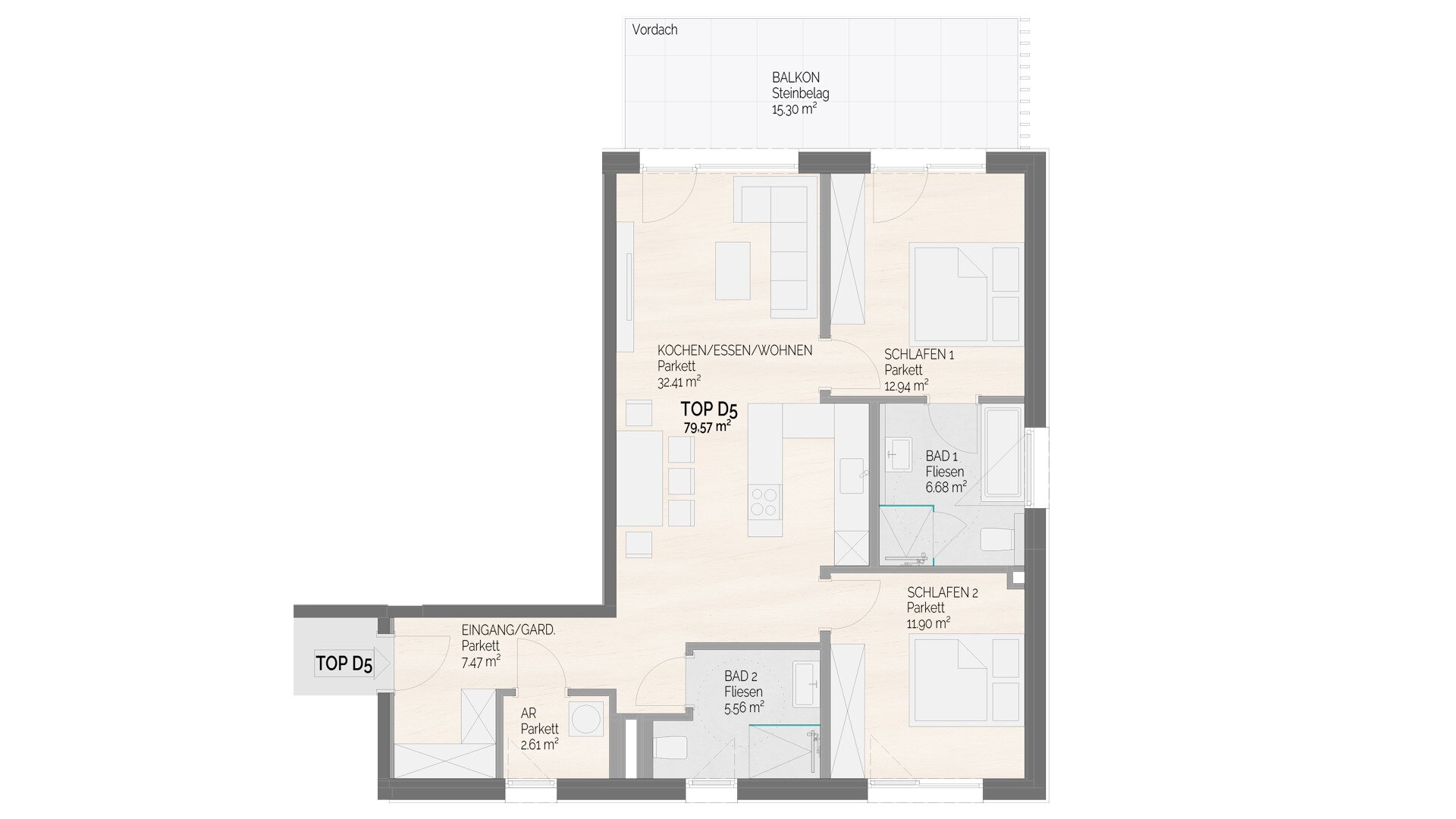 Wohnung zum Kauf 706.650 € 3 Zimmer 80 m²<br/>Wohnfläche 1.<br/>Geschoss Schladming 8970