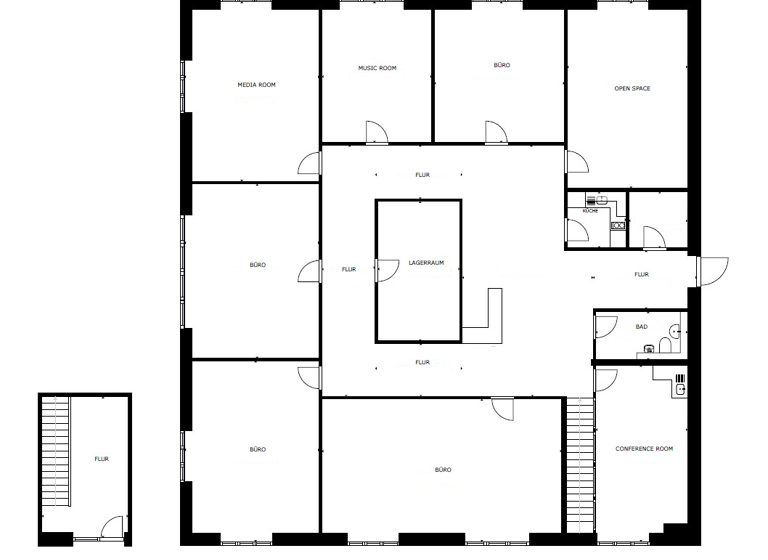 Bürofläche zur Miete 10 € 9 Zimmer 426 m² Bürofläche teilbar ab 20 m² Löbstedter Straße Nord Jena 07749