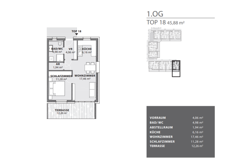 Wohnung zum Kauf - Erstbezug provisionsfrei 169.756 € 2 Zimmer 45,9 m² Fürstenfeld 8280