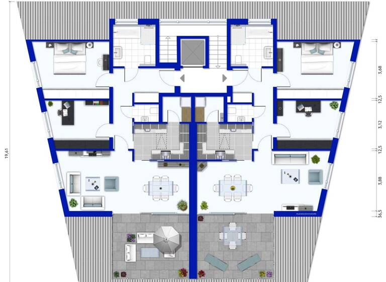 Wohnung zum Kauf provisionsfrei 899.000 € 3 Zimmer 106,7 m² Markdorf 88677
