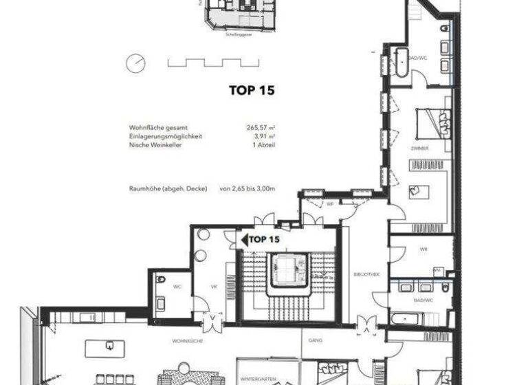 Wohnung zum Kauf 7.100.000 € 5 Zimmer 265,6 m² Schellinggasse Wien 1010