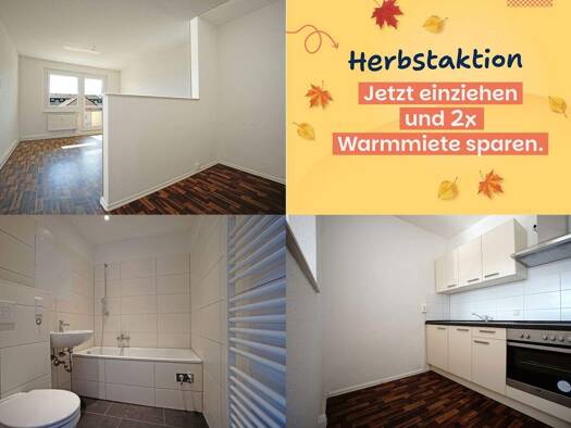 Wohnung zur Miete 290 € 2 Zimmer 41,5 m² 6. Geschoss Am Mühlteich 6 Freiberg 09599