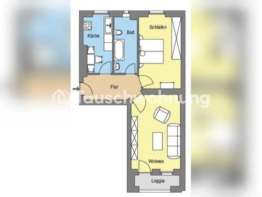 Wohnung zur Miete Tauschwohnung 550 € 2 Zimmer 54 m² Britz Berlin 12051