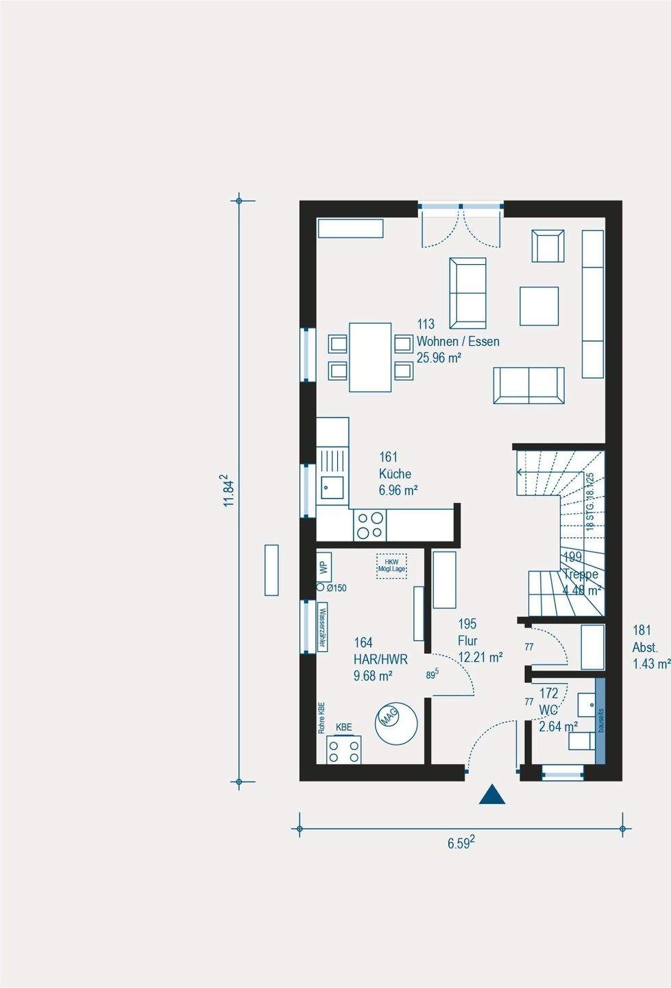 Immobilie in Jesenwang - Individuelle Doppelhaushälfte in Jesenwang - Ihr maßgeschneidertes Zuhause mit allkauf Qualität - Bild 3