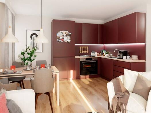 Wohnung zum Kauf - Neubau provisionsfrei 399.900 € 3 Zimmer 63,9 m² 2. Geschoss frei ab 01.03.2028 Wiltbergstraße 100 Buch Pankow 13125