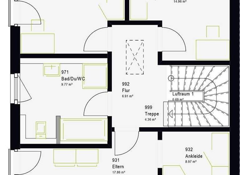 Doppelhaushälfte zum Kauf - Erstbezug provisionsfrei 368.334 € 5 Zimmer 154 m² 350 m² Grundstück Vordorf 38533