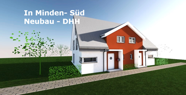 Doppelhaushälfte zum Kauf provisionsfrei 349.900 € 4 Zimmer 94,4 m² 197 m² Grundstück Häverstädt 3 Minden 32429