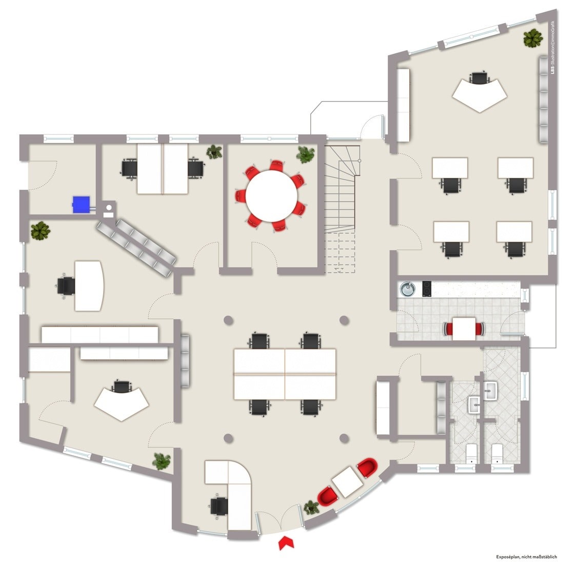 Büro-/Praxisfläche zum Kauf 539.000 € ab 180 m²<br/>Teilbarkeit Noswendel Wadern 66687