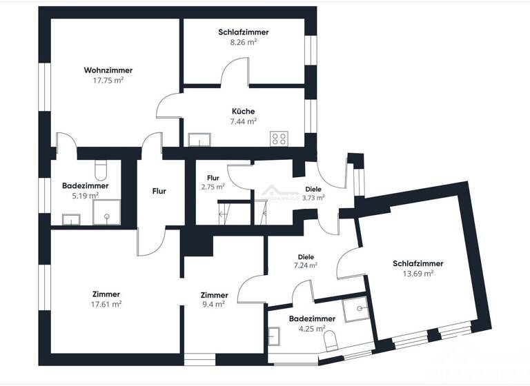 Mehrfamilienhaus zum Kauf 319.000 € 14 Zimmer 300 m² 677 m² Grundstück Ottersleben Magdeburg 39116